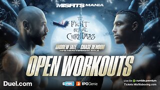 ANDREW TATE VS CHASE DEMOOR OFFICIAL OPEN WORKOUT