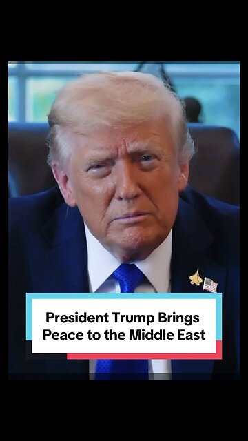 President Trump Brings Peace to the Middle East