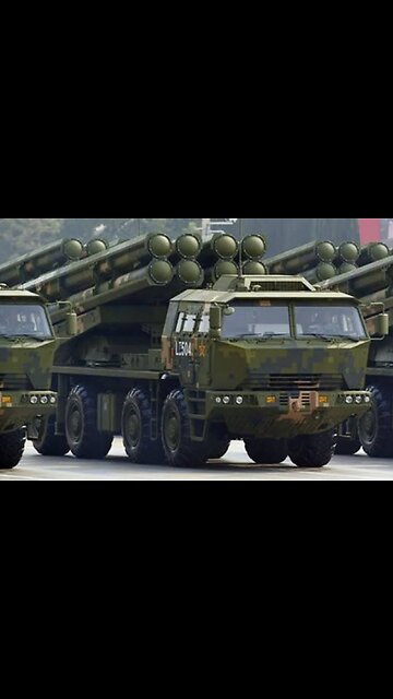Chinese Firepower on Display 🇨🇳 The 300mm AR-2 MLRS is a colossal Chinese multiple rocket launcher.