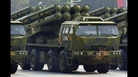 Chinese Firepower on Display 🇨🇳 The 300mm AR-2 MLRS is a colossal Chinese multiple rocket launcher.