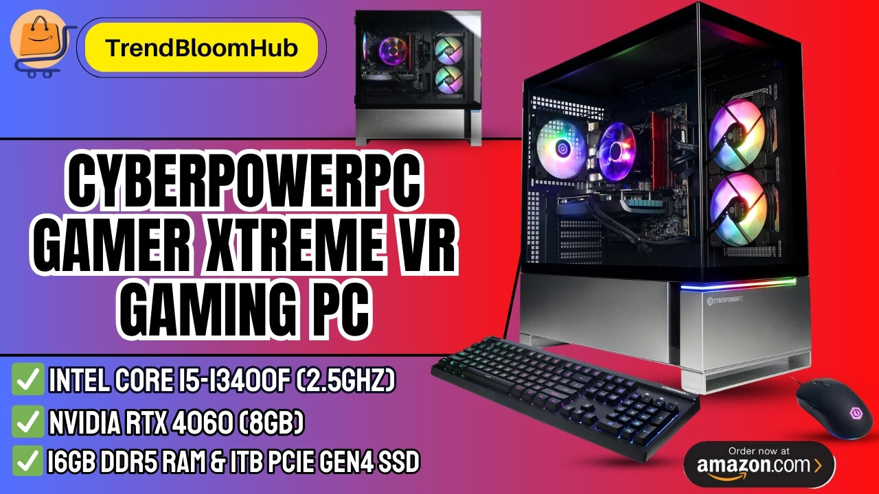 🎮 Level Up Your Gaming with the CyberPowerPC Gamer Xtreme VR! 🚀🔥