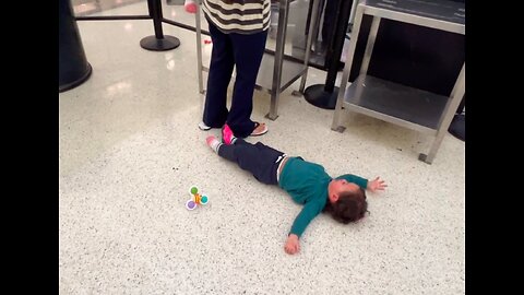 An illegal alien mother of two toddlers from Honduras enters the TSA check point