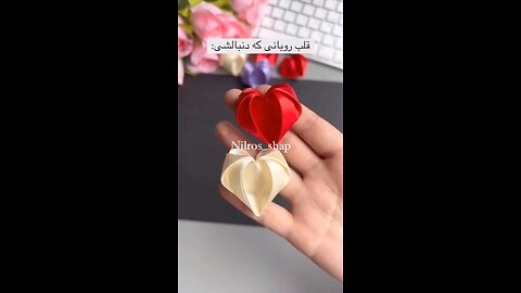 DIY Cute Ribbon Hearts via: @nilros_shap