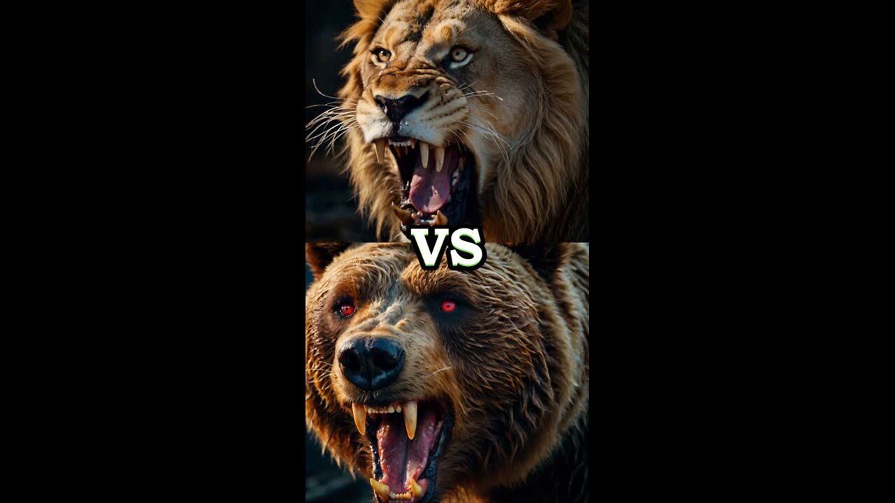 “Lion vs Bear: King’s Victory”