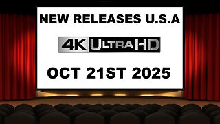 NEW 4K UHD Releases [OCTOBER 21ST 2025 | U.S.A
