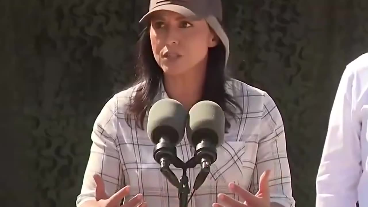Tulsi Gabbard - at the border