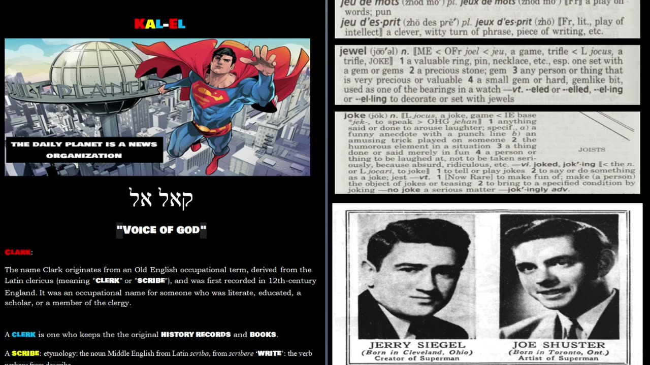 Here is the hidden identity of Superman.