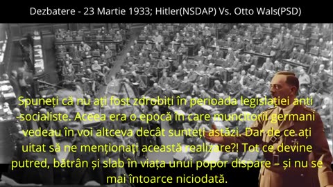 Dezbatere Hitler vs. Otto 23 Martie 1933 in Limba Romana