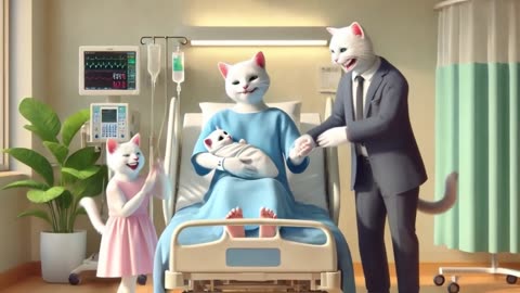 The amazing courage story of a cat #3Dzone#anination #cute cat#