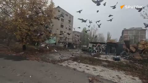 Drone Footage Shows the Scale of the Destruction in Pokrovsk