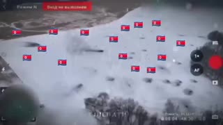 Another Massive Wave of Korean Soldiers Rush into No-Man's Land(Kursk)