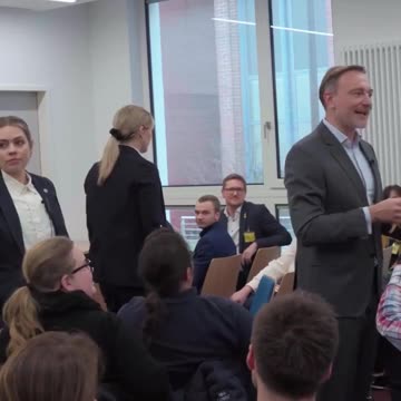 NEW - Soap attack on FDP party leader in Germany.