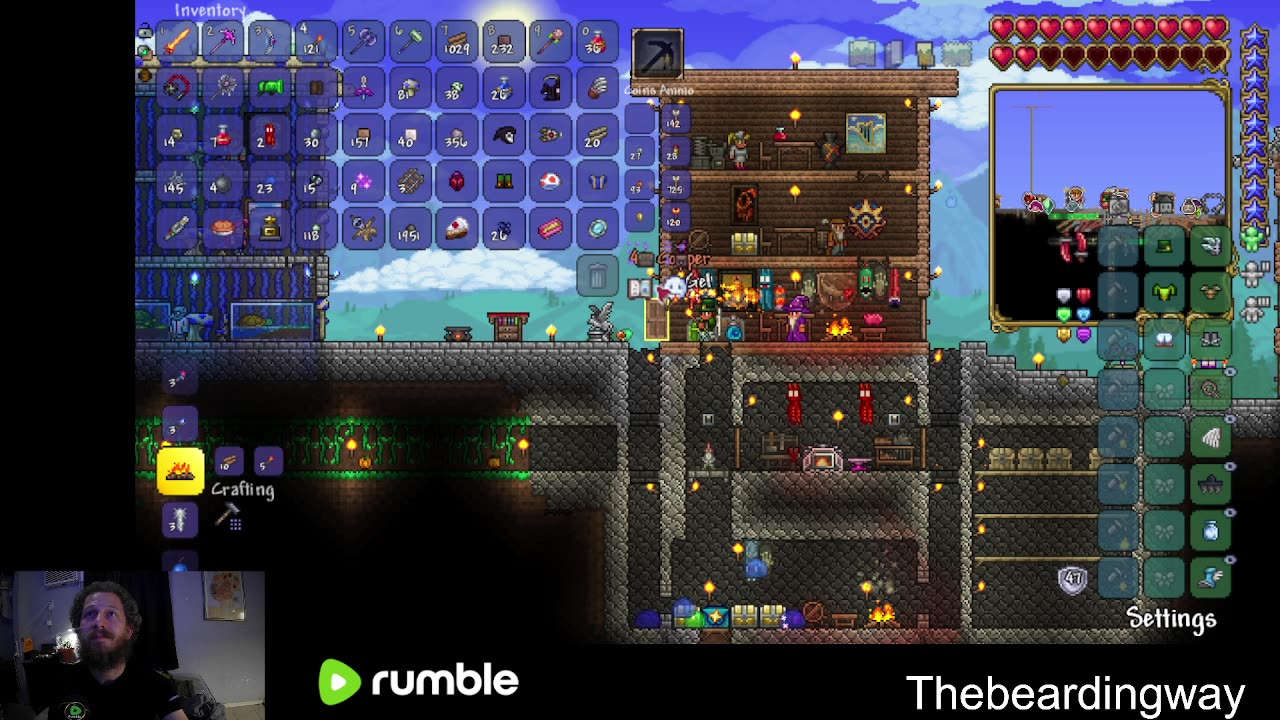 Terraria co-op with Monkeyman