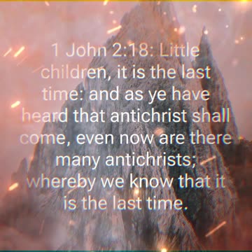 1 John 2:18 #scripture #bible #verse #verseoftheday #inspiration #shorts