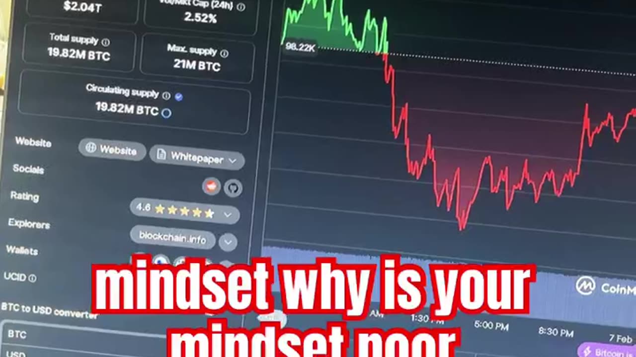 bitcoin is changing the world and some people still don’t see THE BIGGER PICTURE! #fyp