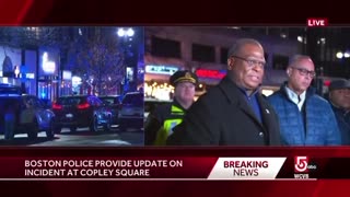 Off-duty Boston police officer is a hero tonight, shooting & killing a knife-wielding assailant