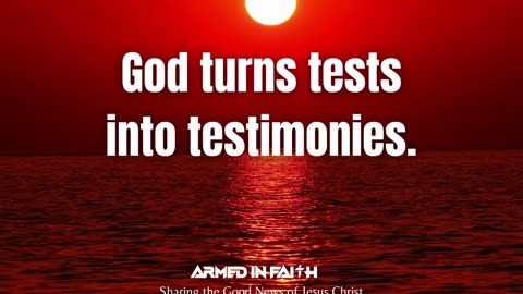 Lord, use my trials to grow my faith.