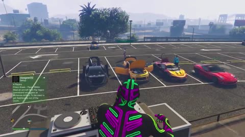 Calling Airstrike On My Own Car Meet In GTA Online