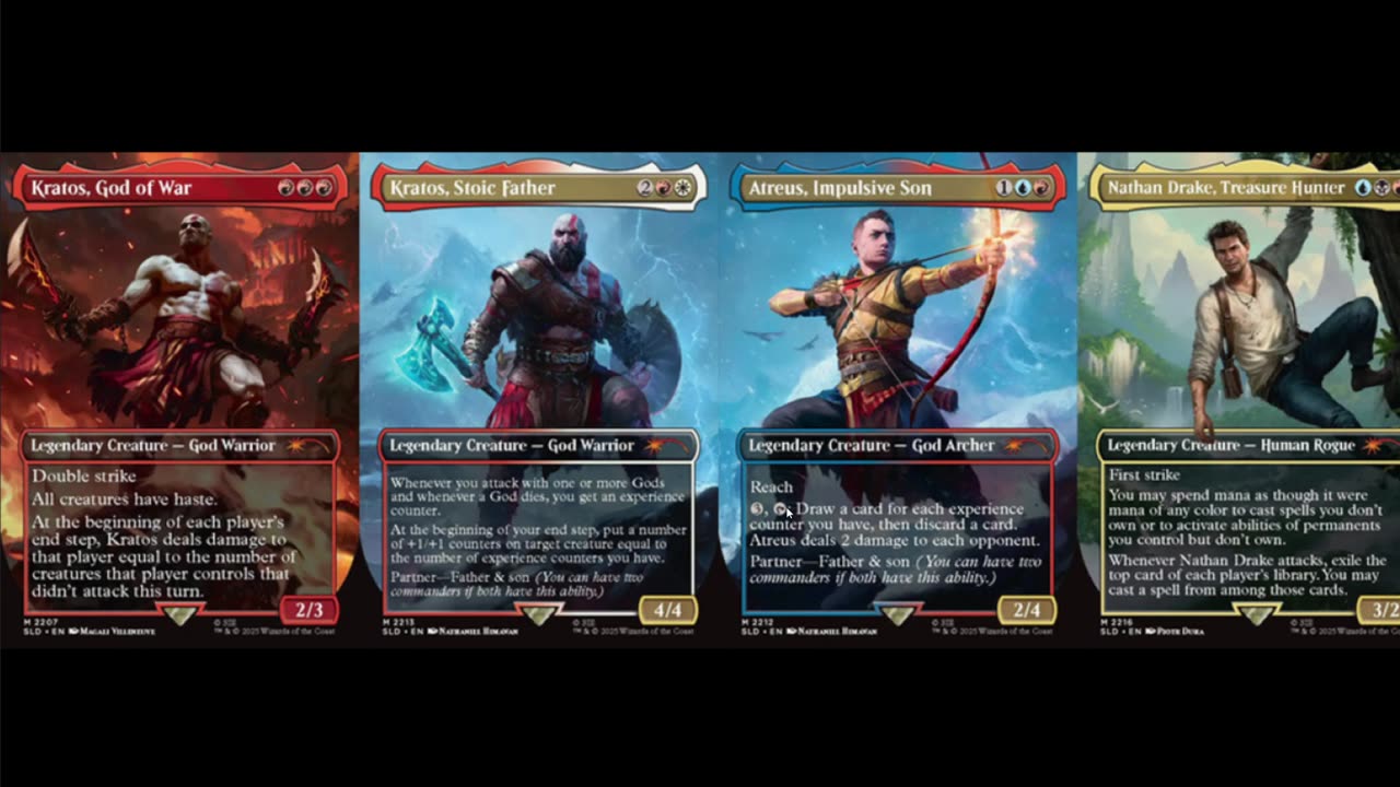 PlayStation secret lair and more lorywn cards