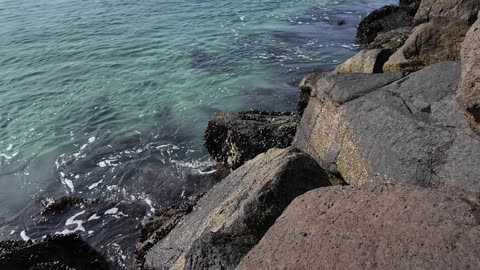 Chill Big Rocks Zen Ocean Sunshine Vibes Daytime Feel Good Mood