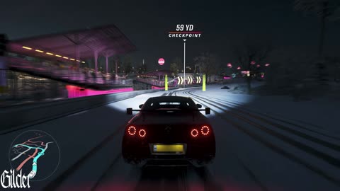 2012 Nissan GT-R Black Edition (Mortimer Gardens Scramble Snow)