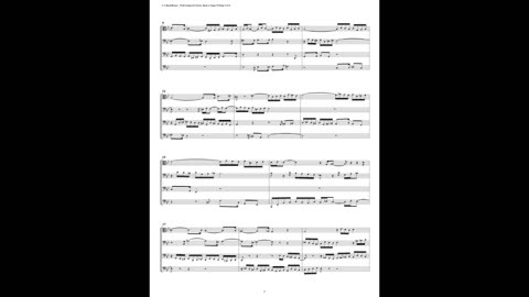 J.S. Bach - Well-Tempered Clavier: Part 2 - Fugue 19 (Trombone Quartet)