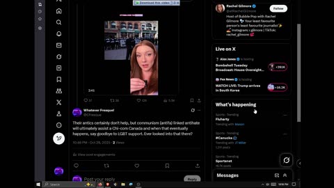 X censors reason speak.
