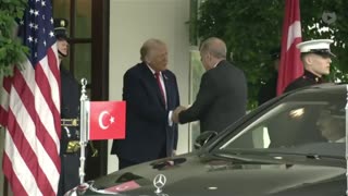 Trump receives Turkey's Erdogan at the White House.