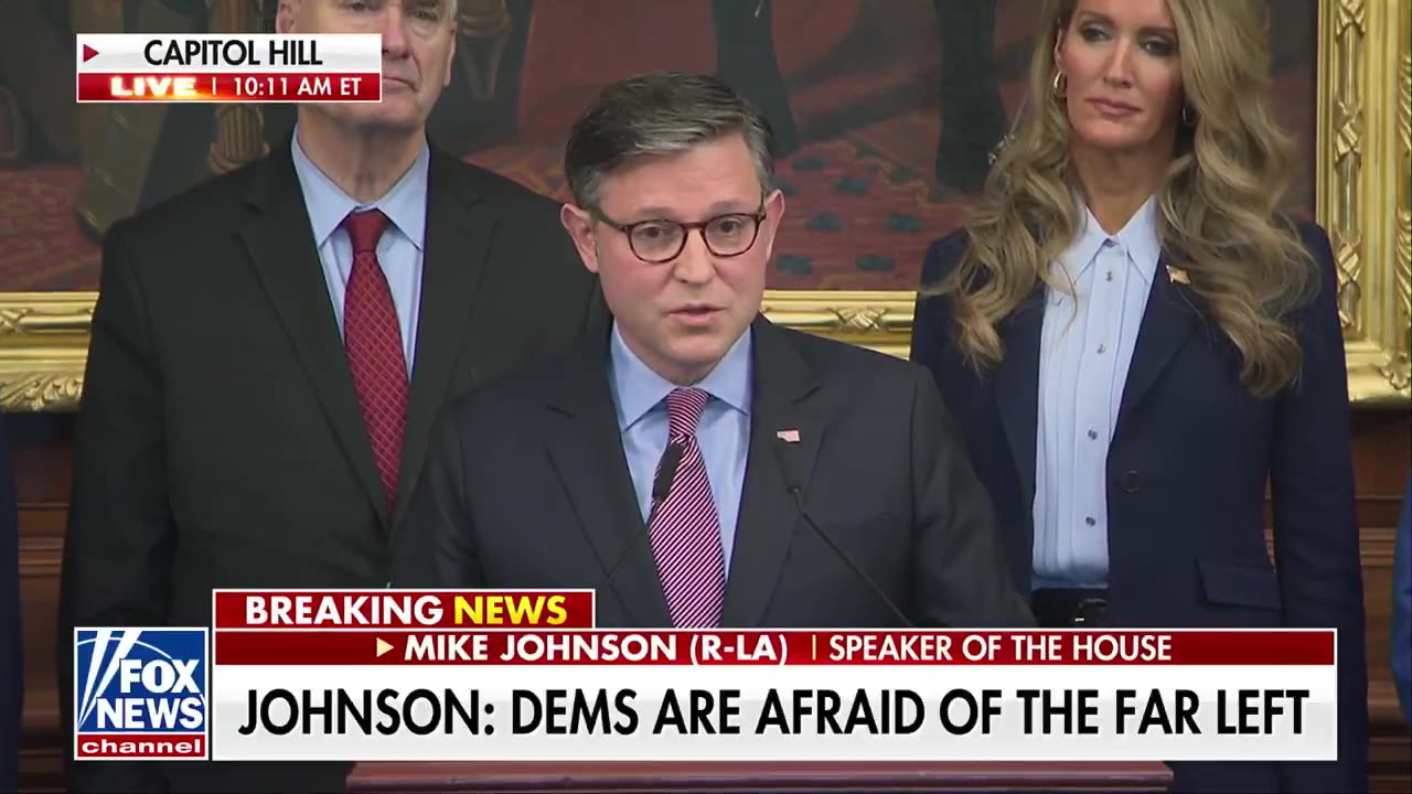 Mike Johnson Says We Are Witnessing the End of the Democrat Party