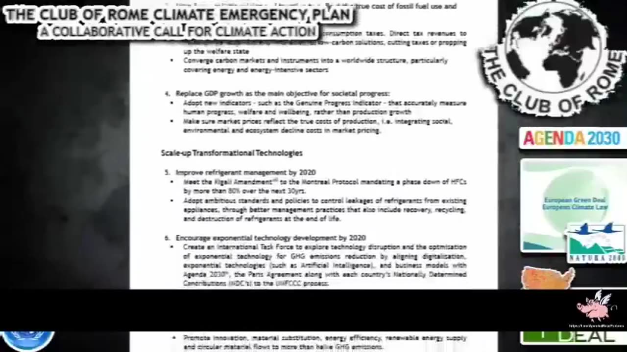 Clube de Roma/Controle Populacional da ONU | Farsa do Aquecimento GLOBAL | AGENDA 2030