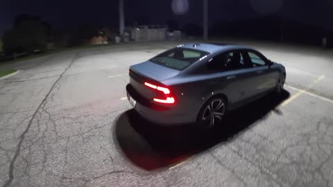 2022 Volvo S90 B6 AWD R-Design - POV Night Drive (Binaural Audio)