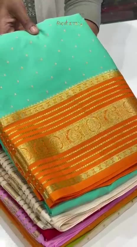 Pure Mysore Silk Saree crafted in 120 GSM silk At Rajsilkvilla 2026