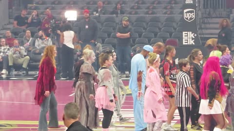 Wadsworth Thriller Performs at the Cleveland Cavaliers game for Halloween night 2025