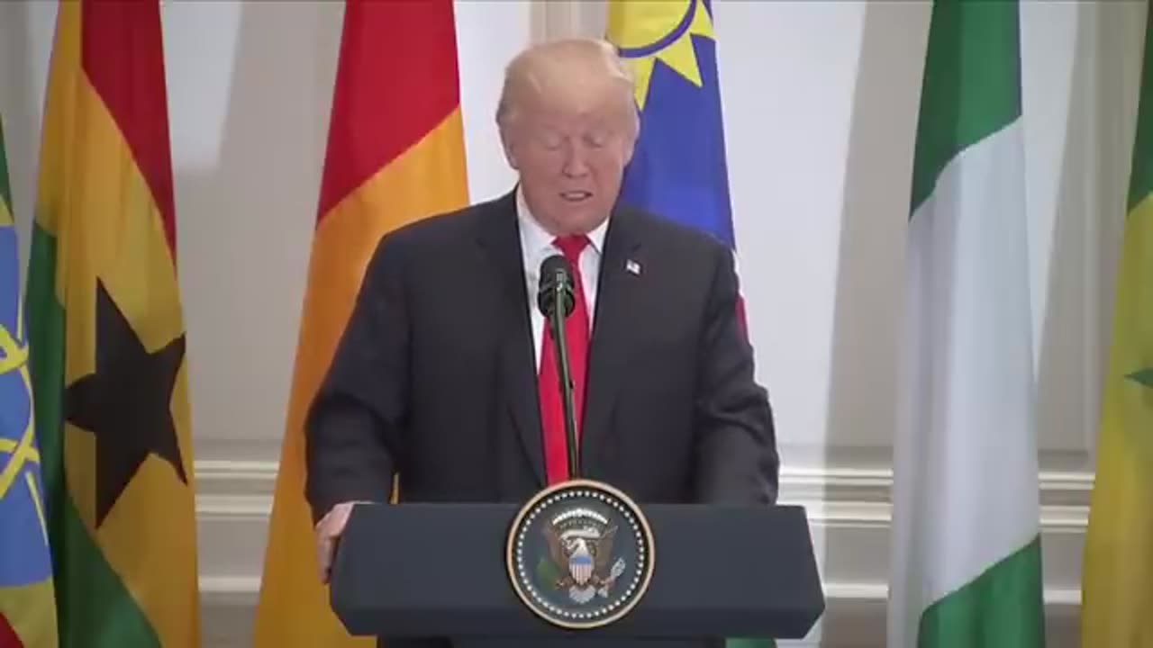 TRUMP SPEECH ABOUT AFRICA LEADERS