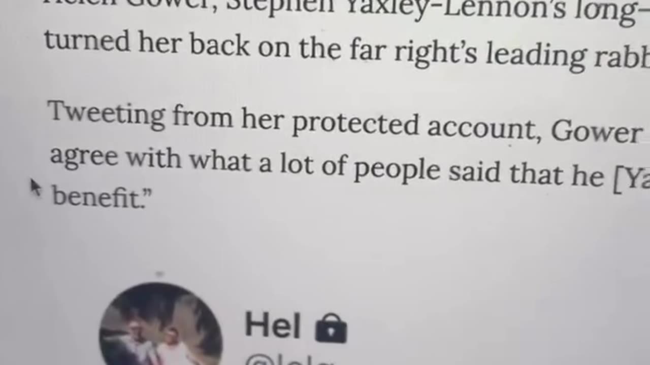 Tommy Robinson is working for the Jews (Israel)