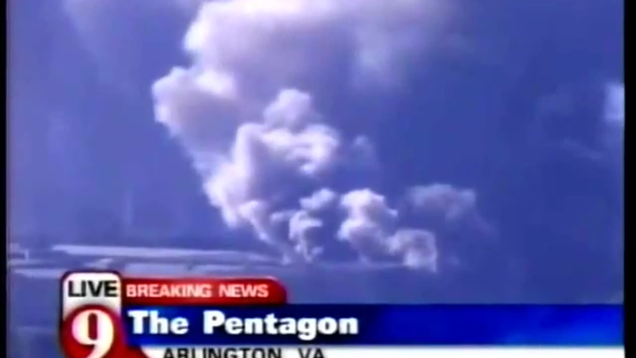 911 Pentagon - Large Secondary Explosion Before The Collapse (CBS9)