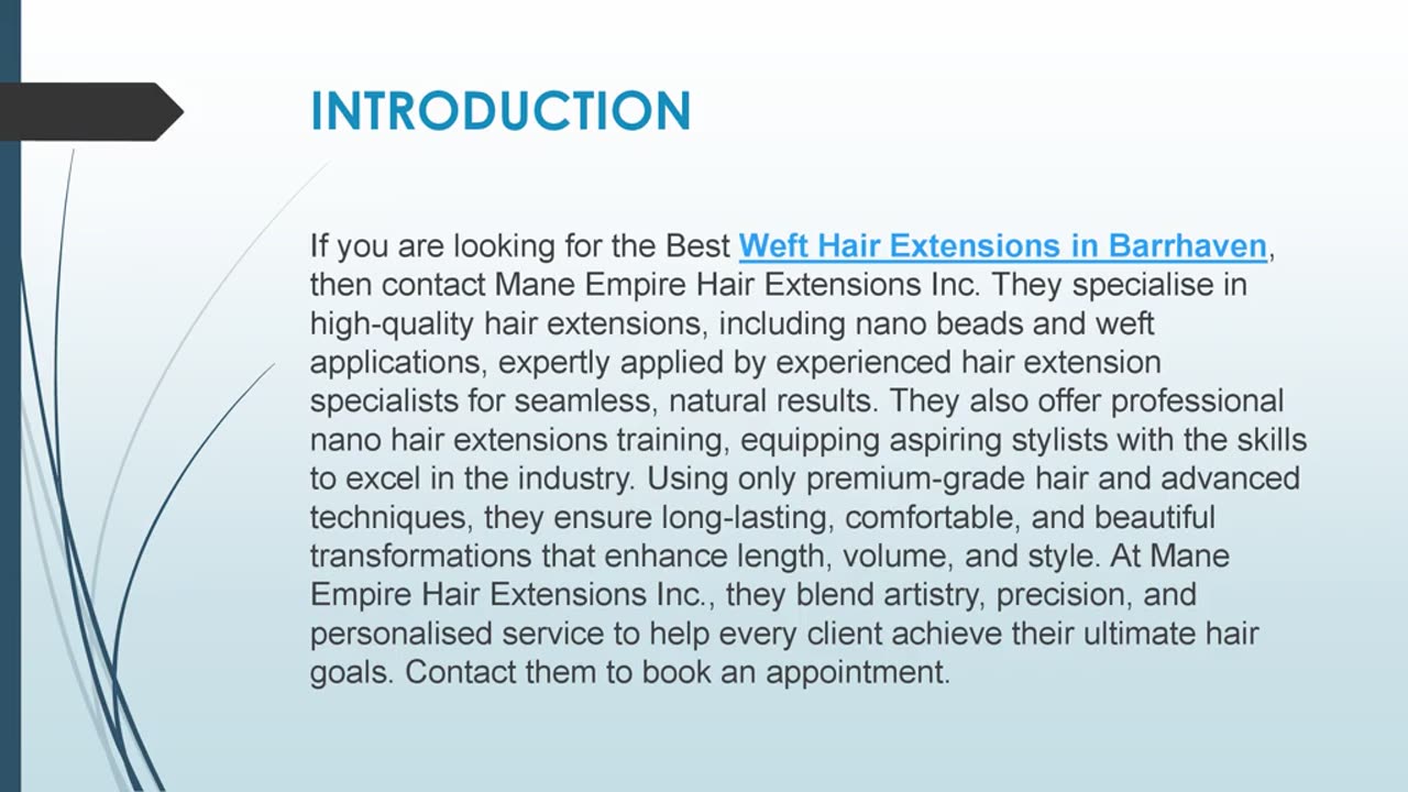 Best Weft Hair Extensions in Barrhaven