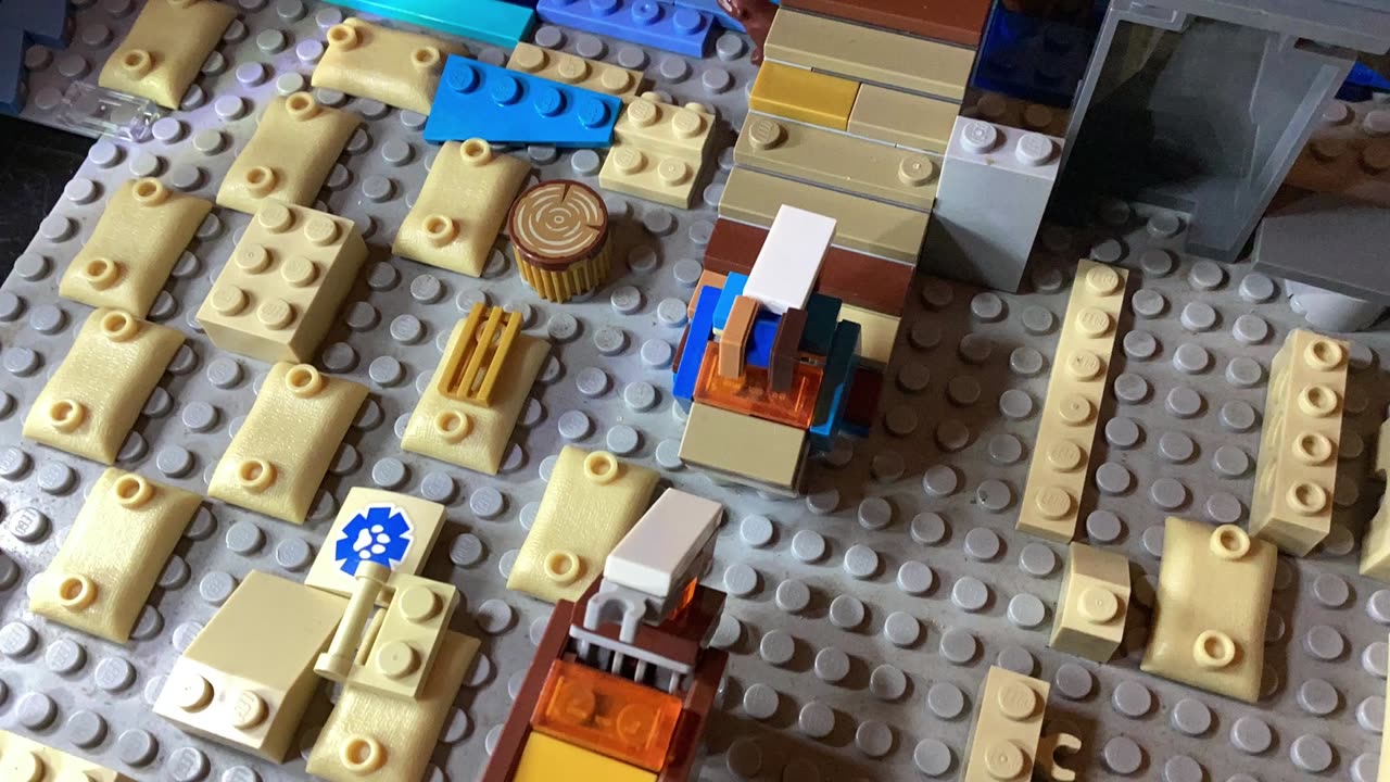 The Three Billy Goats Gruff - Lego Stop Motion