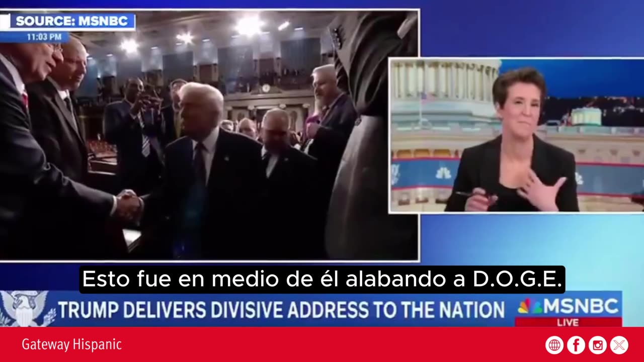 Rachel Maddow thinks it was “disgusting” for Trump to be honor a young cancer survivor