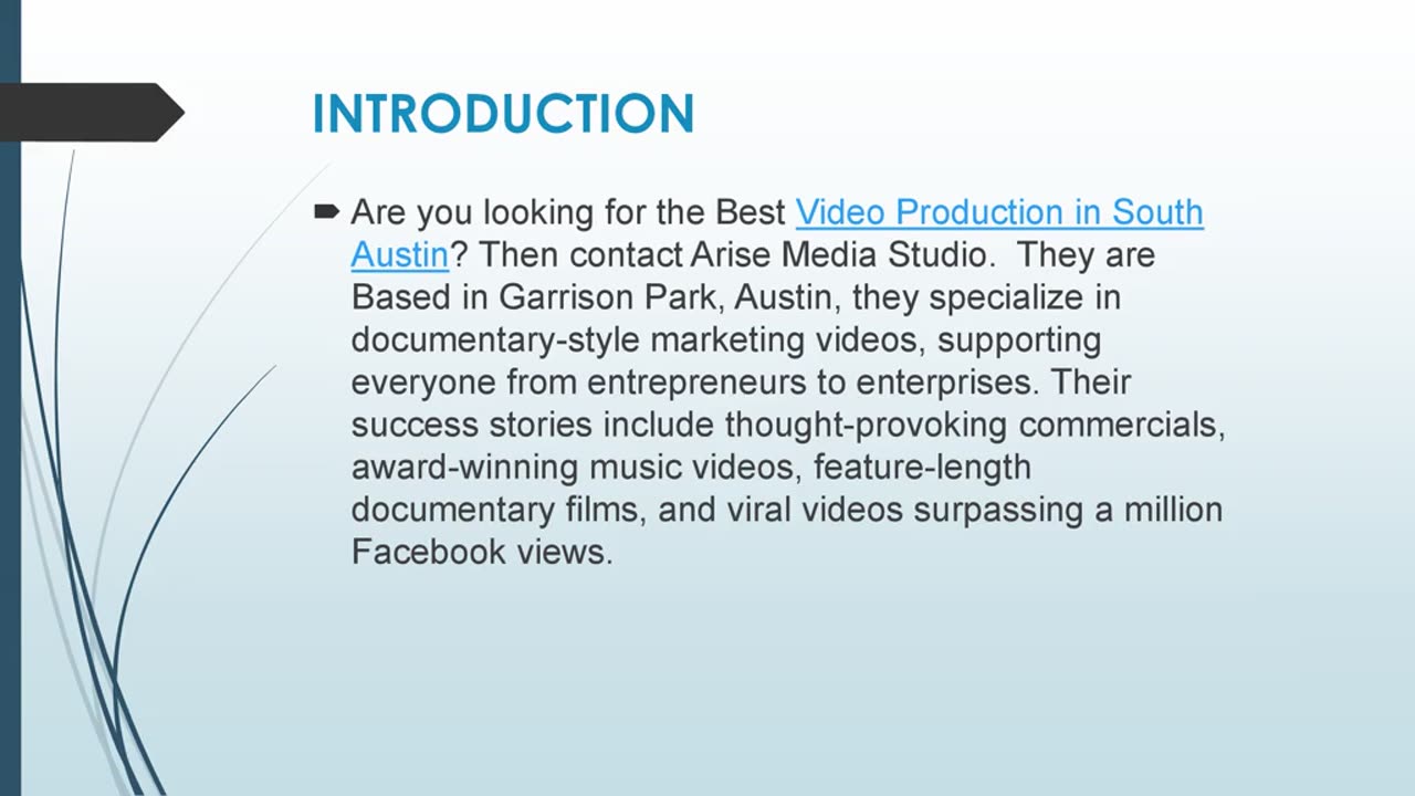Best Video Production in South Austin