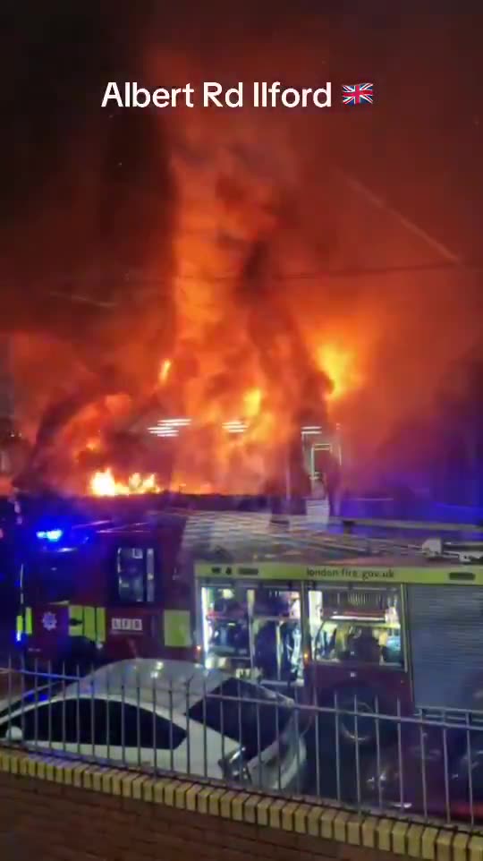 And so it begins_ Massive Indian community centre burnt to the ground in Essex England