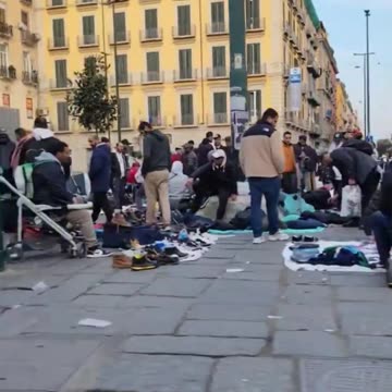 This is what tourists see when they arrive in Naples. If you import third world you