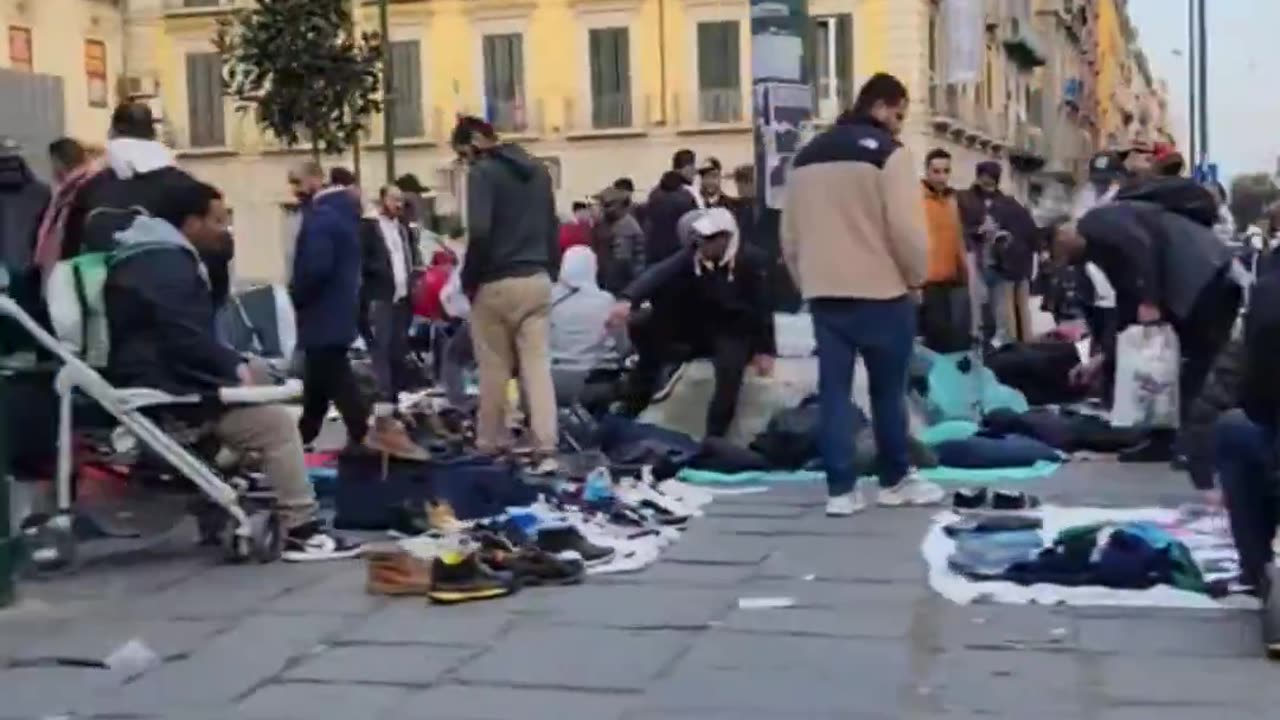 This is what tourists see when they arrive in Naples. If you import third world you