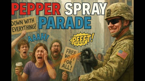 Pepper Spray Parade (Hilarious EDM Rap) 🇺🇸 | Pro National Guard | Pro America Anthem