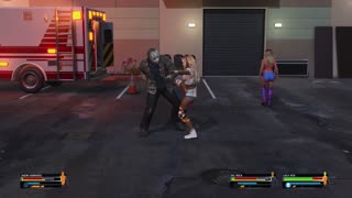 Jason Voorhees Catches Sol Ruca and Lola Vice in the NXT parking lot.