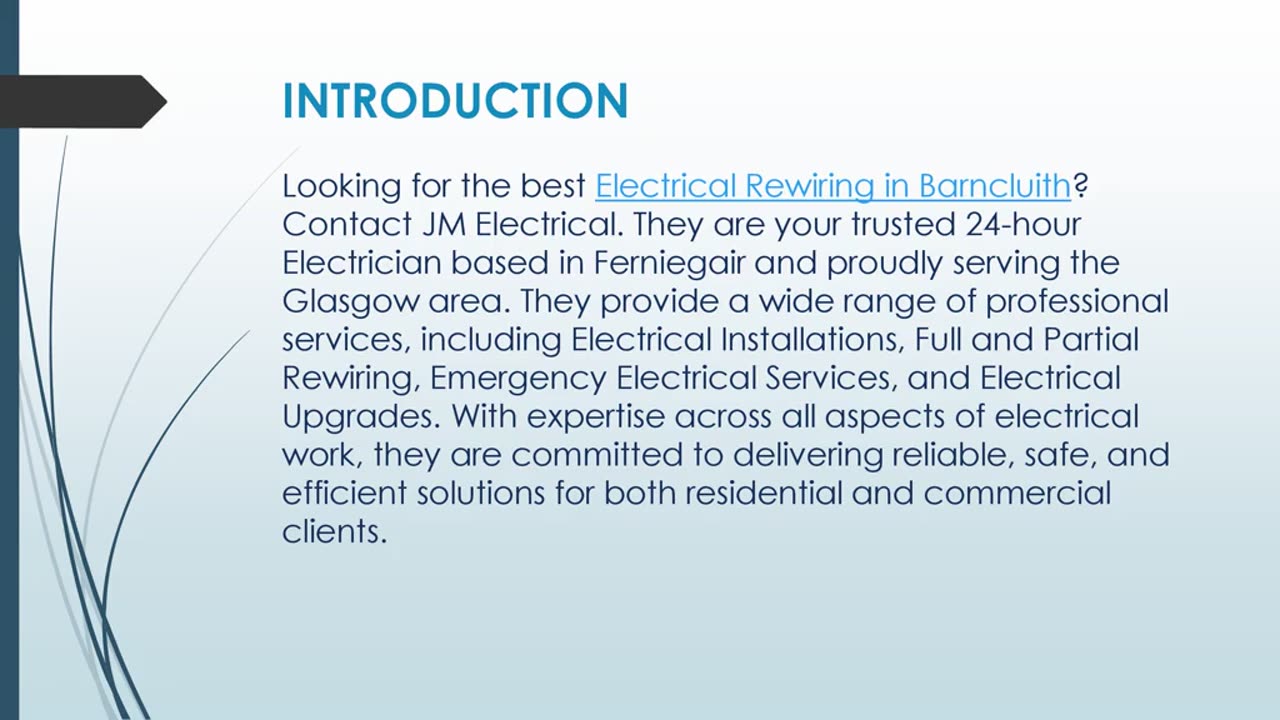 Best Electrical Rewiring in Barncluith