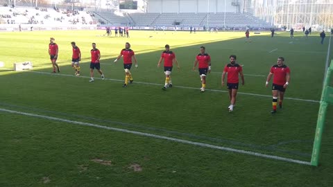 Romania vs Uruguay ('The Oaks' preparing for the show) (Rugby International)