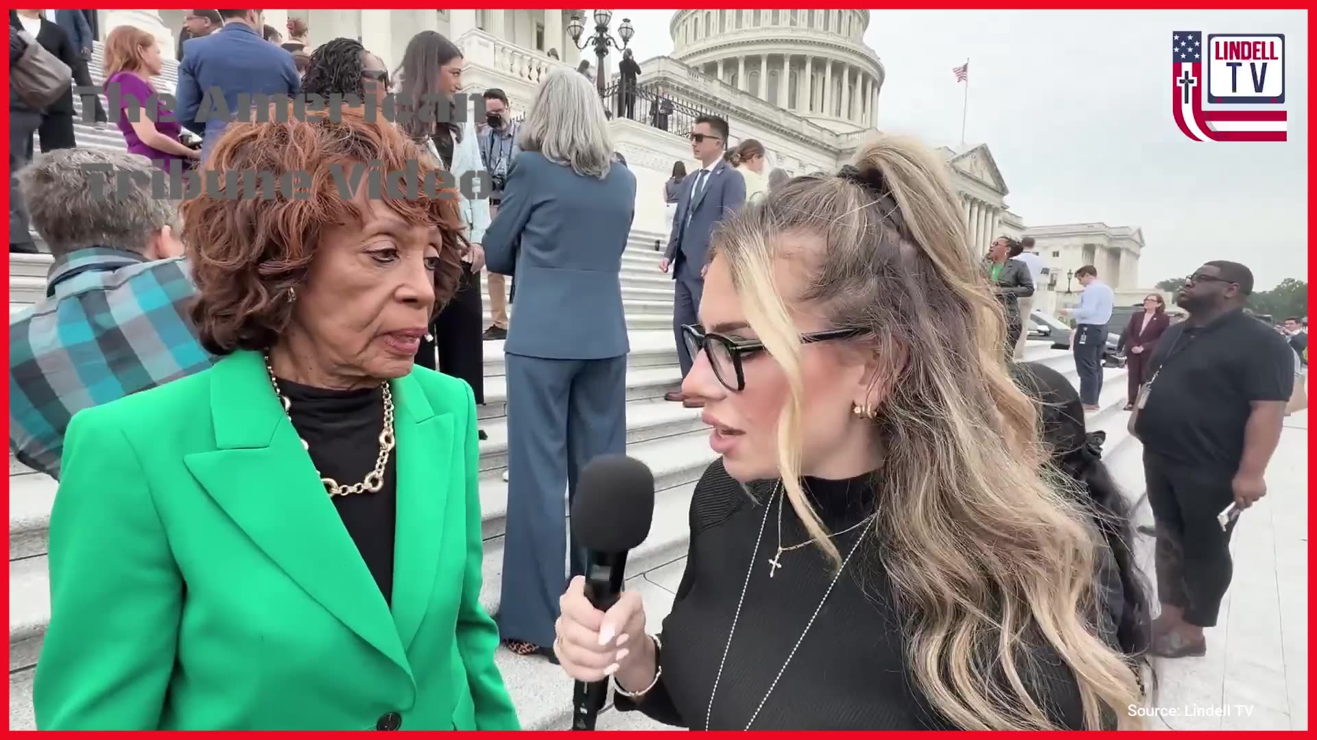 Maxine Waters Goes Ballistic When Pressed On Free Healthcare for Illegal Aliens