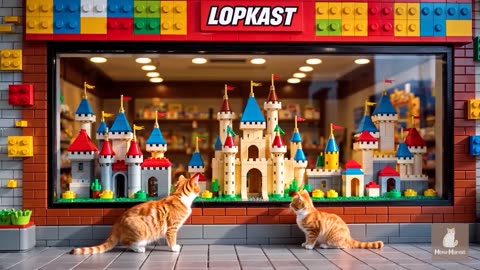 Mama Cat Trims Fur on the Farm and Makes Tiger Hat For Kittens At Home🐾🎩🐯_11