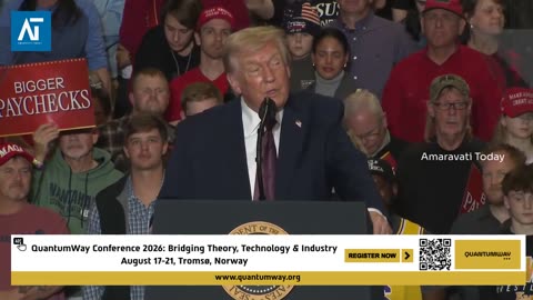 Trump's 90-Min NC Speech: Warrior Dividend, $2 Gas & Tax Relief Push | Amaravati Today